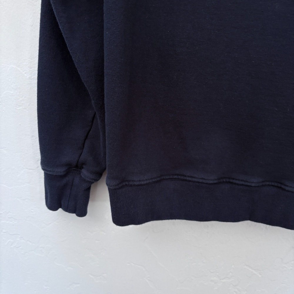 Mother The Champ MX Sweatshirt Women Medium Navy Blue Pullover Long Sleeve Flaw - Picture 11 of 16